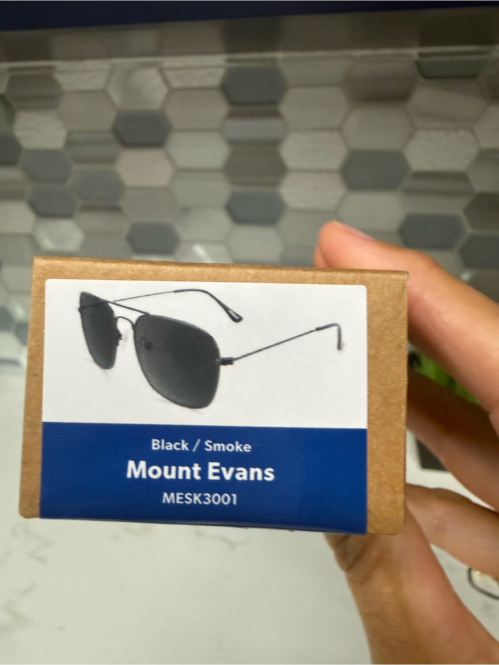 Mount Evans Black Smoke Aviator Sunglasses for Men